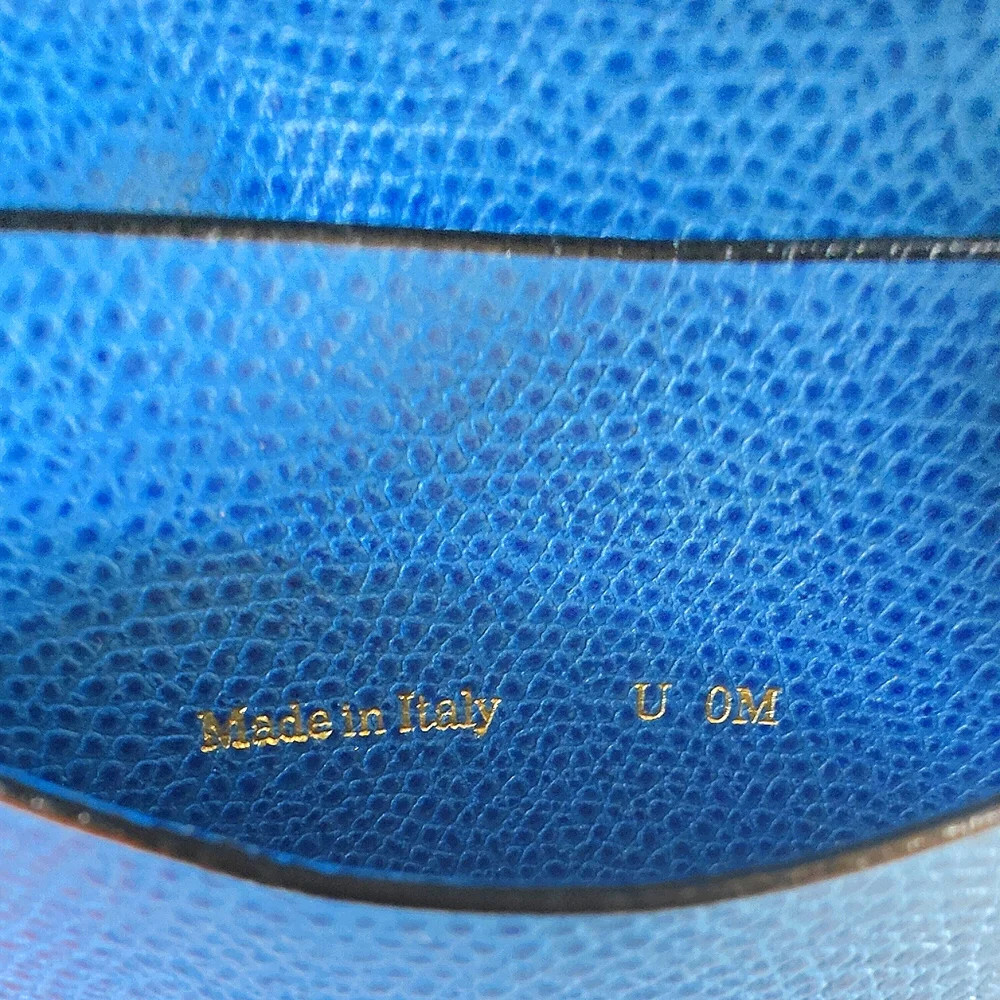 Valextra Onda Card Case In Cobalt Blue - Picture 4 of 13